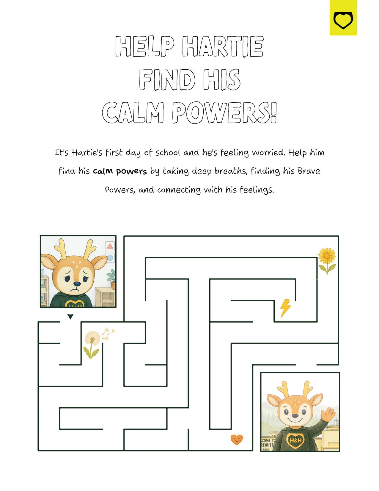 Printable Power Boost with Hartie: Back to School