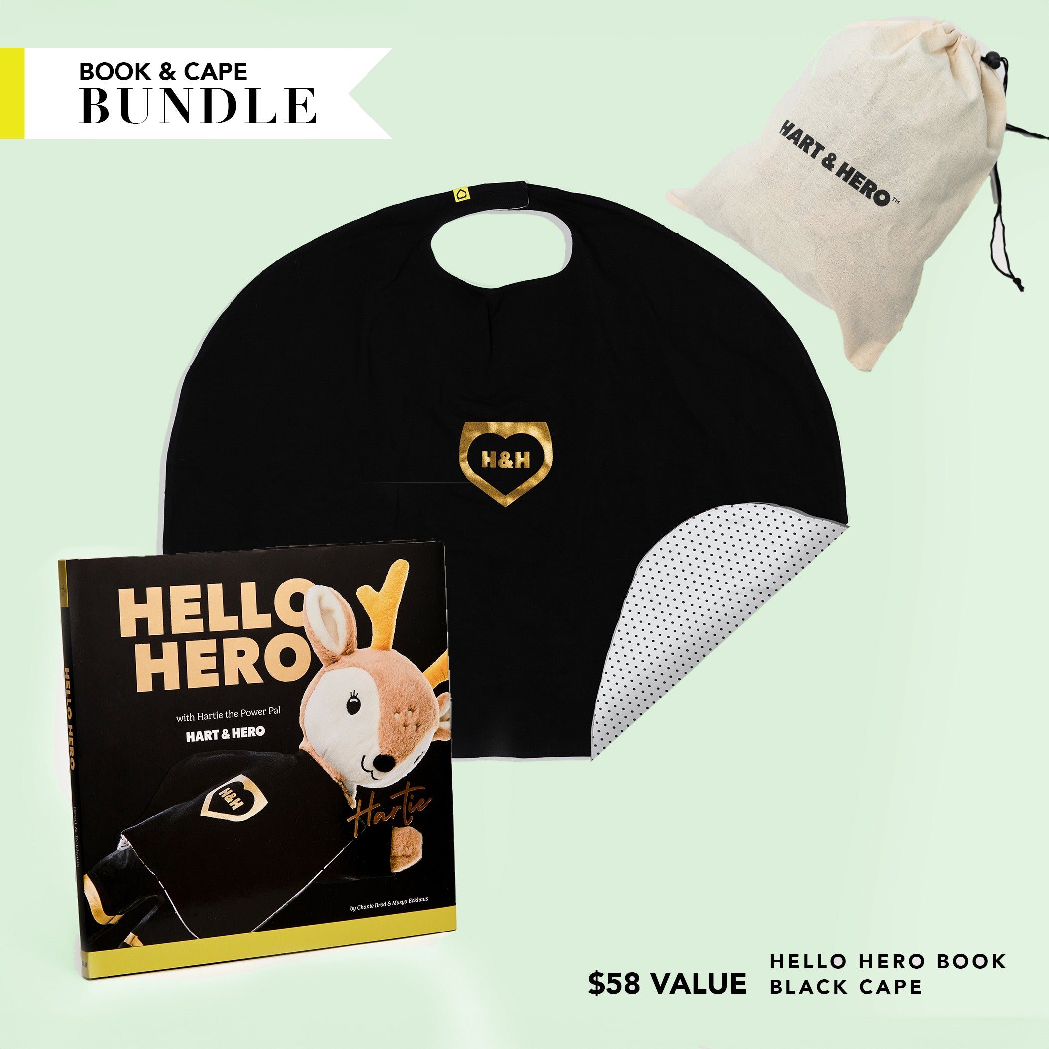 Hello Hero Book & Cape Set